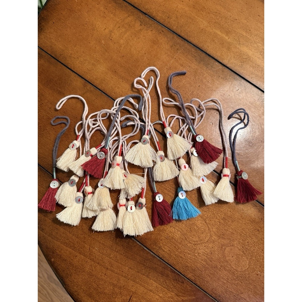 Johnny Was Tassels w Buttons ( LOT of 25 !) - Sold As Is, Preowned